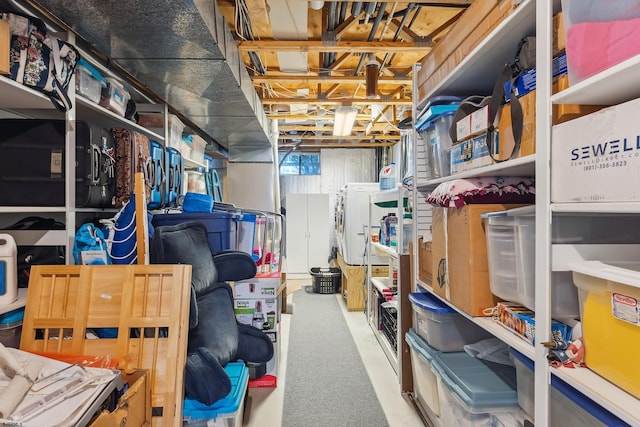 view of storage