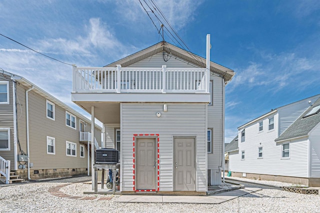 view of front of house featuring central AC unit