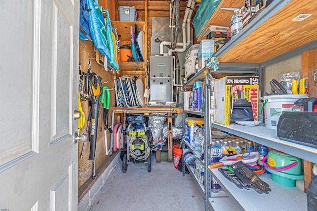 view of storage room