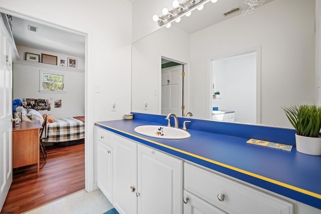 104 Van Sant Ave, Linwood, NJ 08221 - bathroom with visible vents and vanity