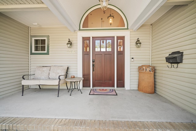 104 Van Sant Ave, Linwood, NJ 08221 - entrance to property featuring a porch