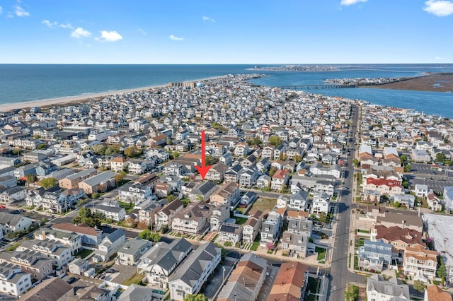 111 N Madison Ave Unit 2, Margate, NJ 08402 - bird's eye view featuring a water view and a residential view