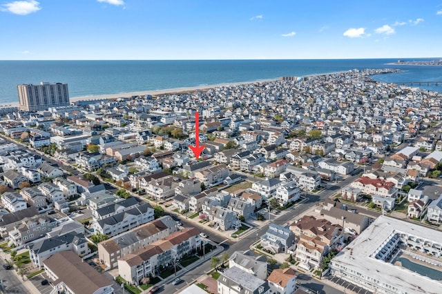 111 N Madison Ave Unit 2, Margate, NJ 08402 - aerial view featuring a water view