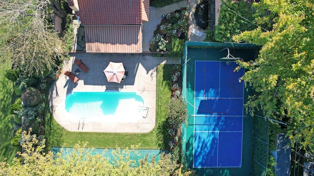 drone / aerial view