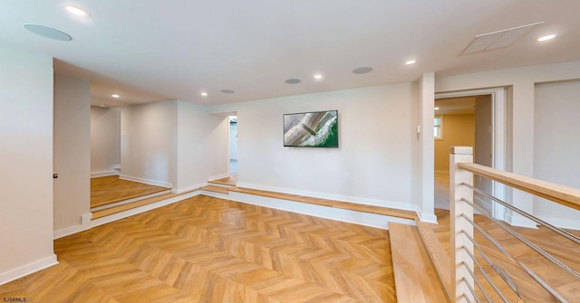 933 Oak Grv, Linwood, NJ 08221 - interior space featuring baseboards, recessed lighting, and visible vents