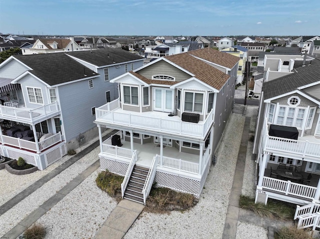 bird's eye view featuring a residential view