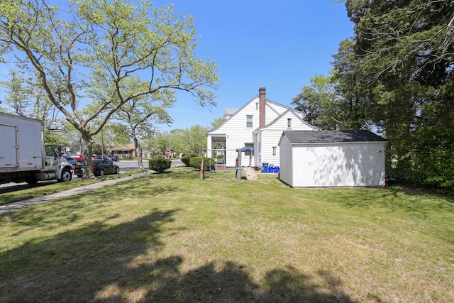350 S Edgeley Ave, Pleasantville, NJ 08232 - view of yard with a storage shed and an outdoor structure