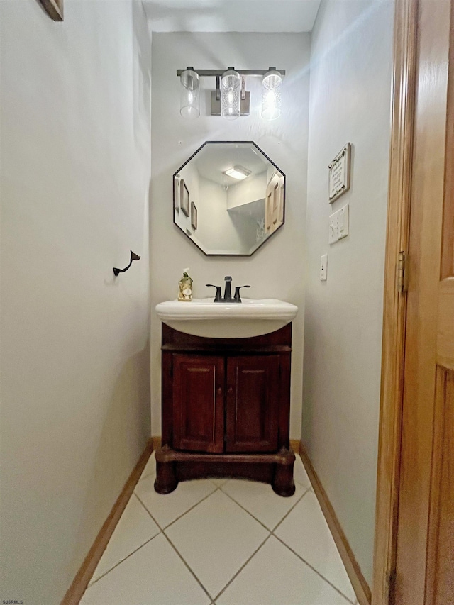 7 Staples Ct, Beesleys Point, NJ 08223 - bathroom with tile patterned floors, baseboards, and vanity