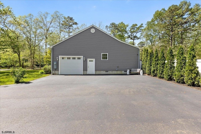 5905 Hickory St, Mays Landing, NJ 08330 - view of property exterior featuring a detached garage
