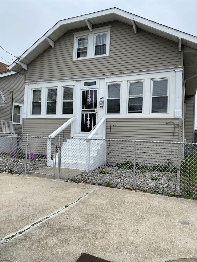 441 N Connecticut Ave, Atlantic City, NJ 08401 - view of front of property with a gate, fence private yard, and entry steps
