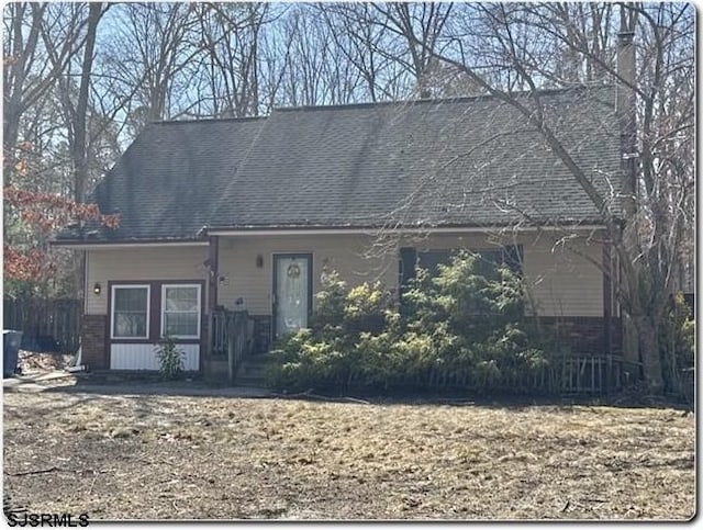 view of front of property with brick siding