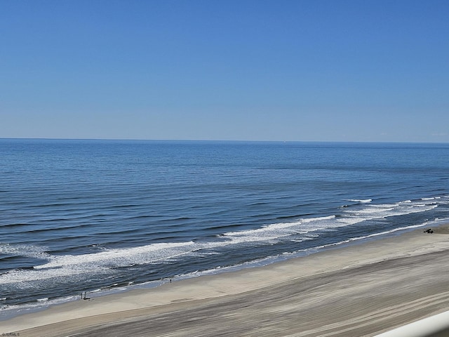 water view featuring local beach