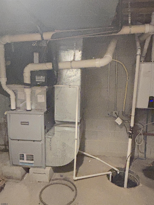 view of utility room