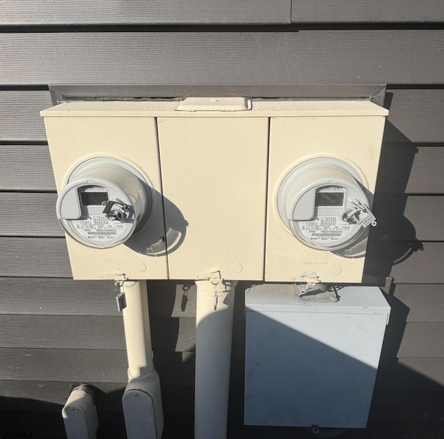 exterior view of electric meter