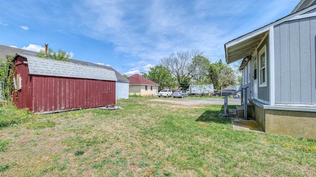 919 Broad St, Pleasantville, NJ 08232 - view of green lawn featuring an outbuilding and a shed