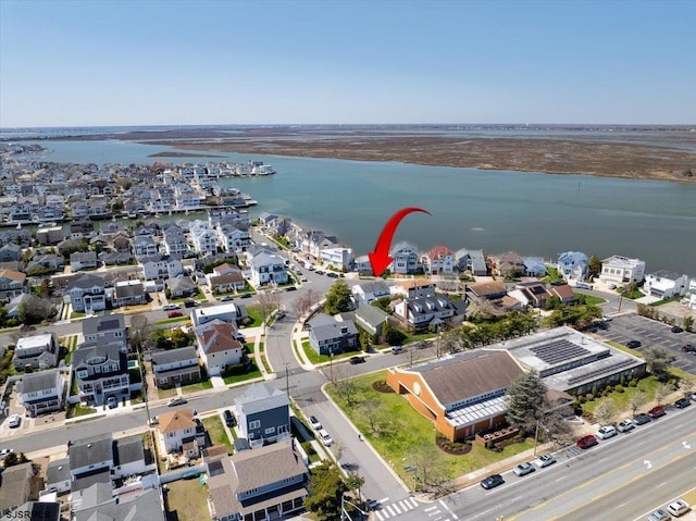 8508 Wellington Ave, Margate, NJ 08402 - aerial view of property's location featuring a nearby body of water and nearby suburban area