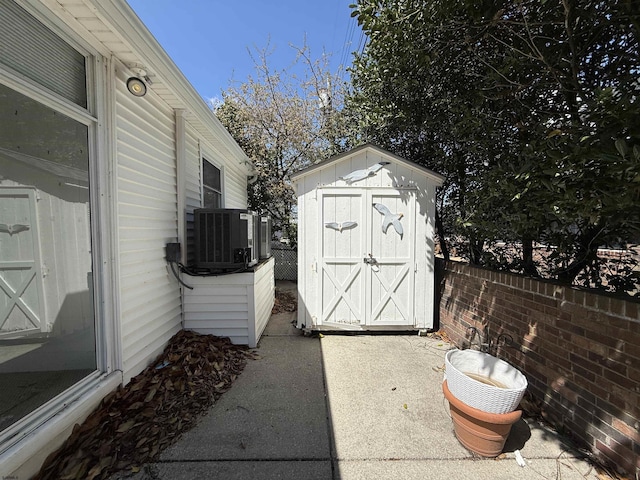 8508 Wellington Ave, Margate, NJ 08402 - view of shed with central AC