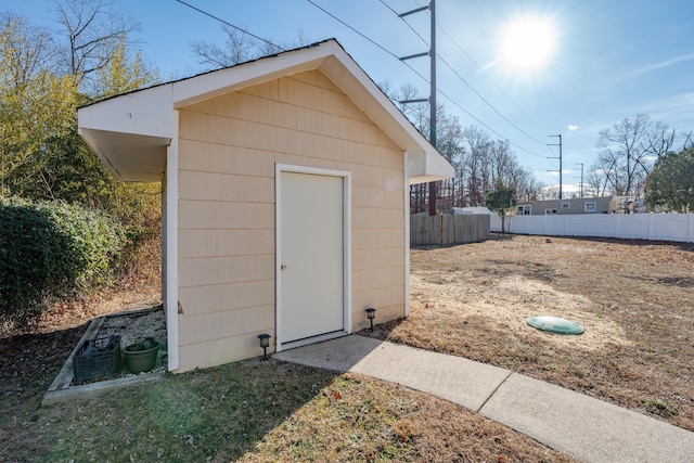 464 S Ash Ave, Galloway Township, NJ 08205 - view of shed featuring fence
