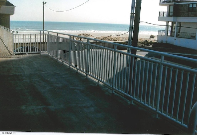 9010 Atlantic Ave Unit 242, Margate, NJ 08402 - balcony with view of water and beach
