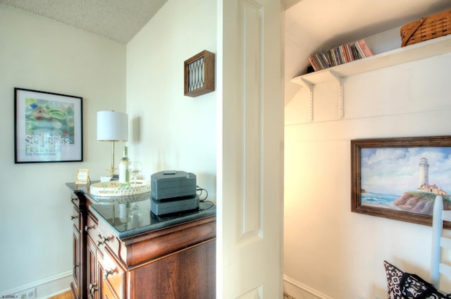 15 N Douglas Ave, Margate, NJ 08402 - home office with baseboards and a textured ceiling
