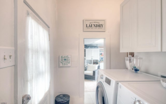 15 N Douglas Ave, Margate, NJ 08402 - laundry area with cabinet space and washing machine and dryer