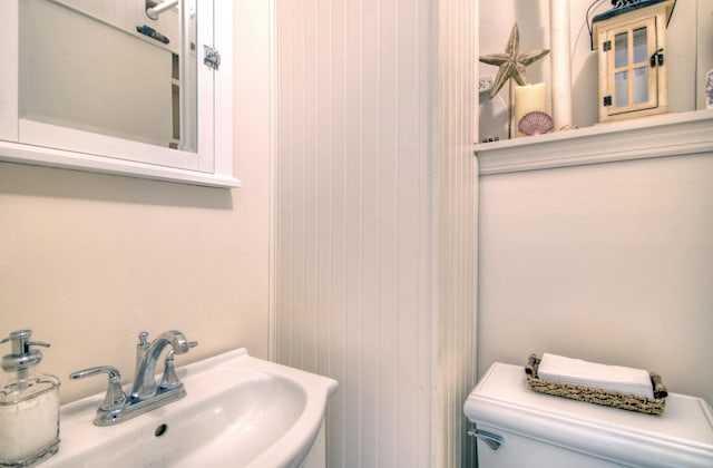 15 N Douglas Ave, Margate, NJ 08402 - half bathroom with a sink and toilet