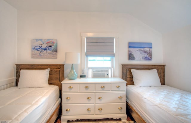 15 N Douglas Ave, Margate, NJ 08402 - bedroom featuring vaulted ceiling and cooling unit