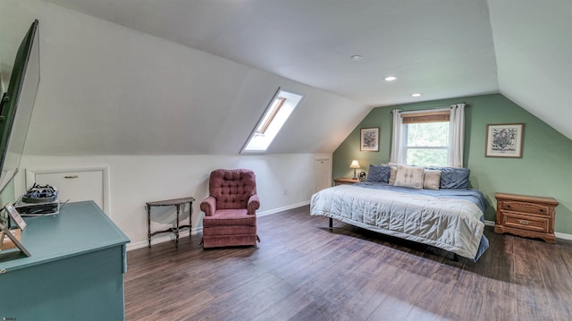31 English Ln, Egg Harbor Township, NJ 08234 - bedroom featuring wood finished floors, lofted ceiling, baseboards, and recessed lighting