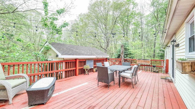 31 English Ln, Egg Harbor Township, NJ 08234 - deck featuring outdoor dining space
