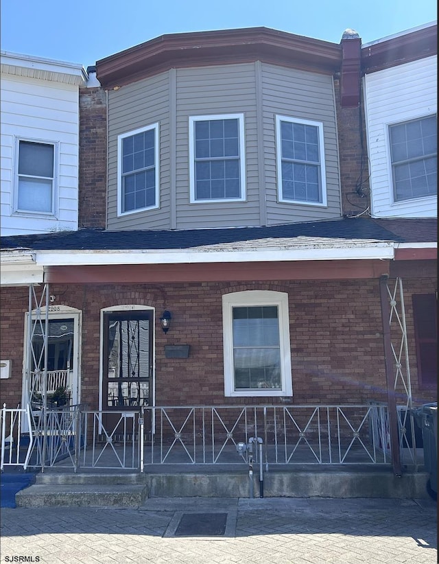 2910 Sunset Ave, Atlantic City, NJ 08401 - multi unit property with a porch and brick siding