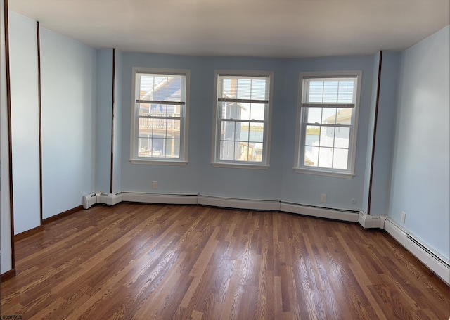 2910 Sunset Ave, Atlantic City, NJ 08401 - unfurnished room featuring dark wood-style floors and baseboards