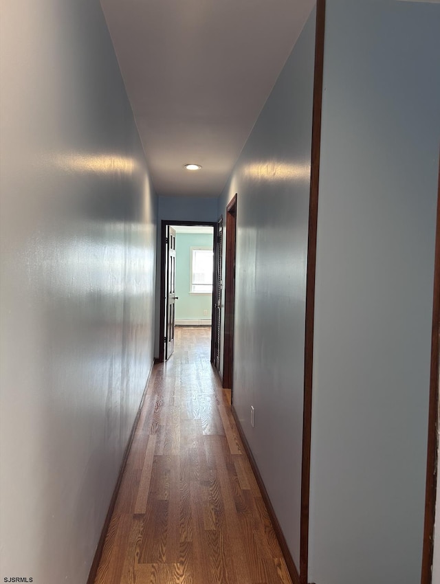 2910 Sunset Ave, Atlantic City, NJ 08401 - hallway featuring wood finished floors and baseboards