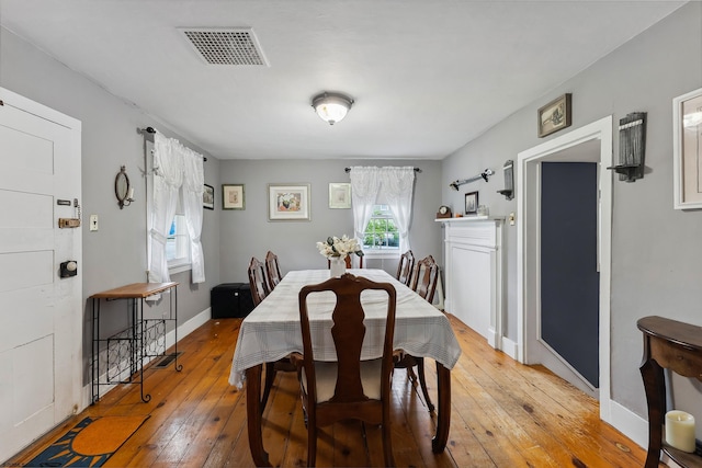 1224 Front St, Mauricetown, NJ 08329 - dining space with light wood-style floors and baseboards
