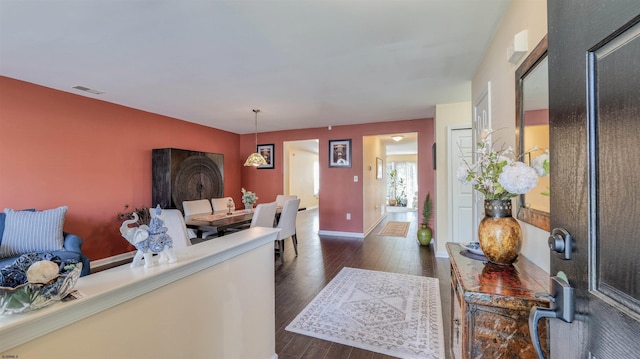 628 E Regency Dr Unit 628, Galloway Township, NJ 08205 - foyer with dark wood-style flooring and baseboards