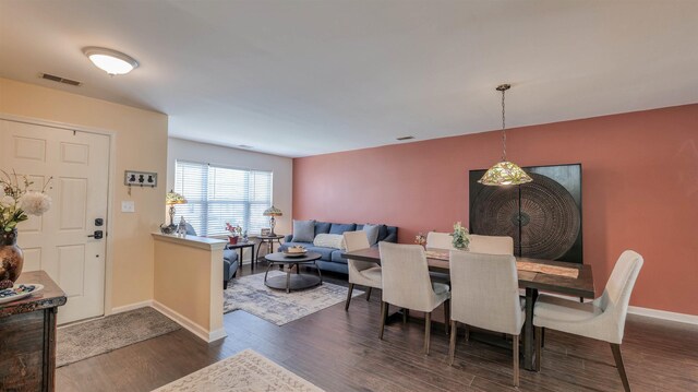 628 E Regency Dr Unit 628, Galloway Township, NJ 08205 - dining space featuring dark wood-style flooring and baseboards