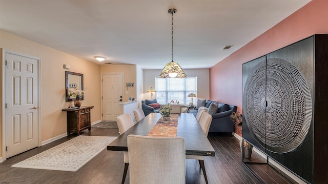 628 E Regency Dr Unit 628, Galloway Township, NJ 08205 - dining space featuring dark wood-style flooring and baseboards