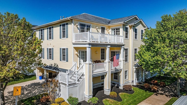 802 Coolidge Rd Unit 2, Ocean City, NJ 08226 - view of front of home with a balcony