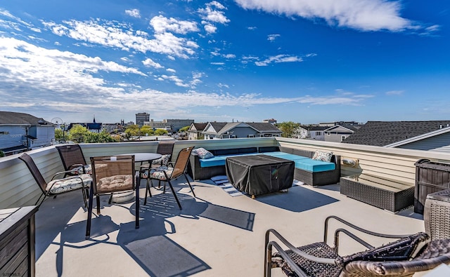 802 Coolidge Rd Unit 2, Ocean City, NJ 08226 - view of patio / terrace featuring outdoor lounge area and outdoor dining space