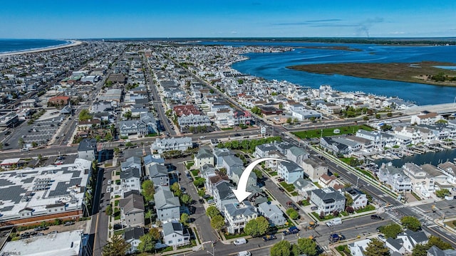 802 Coolidge Rd Unit 2, Ocean City, NJ 08226 - aerial view of property's location featuring a large body of water and nearby suburban area