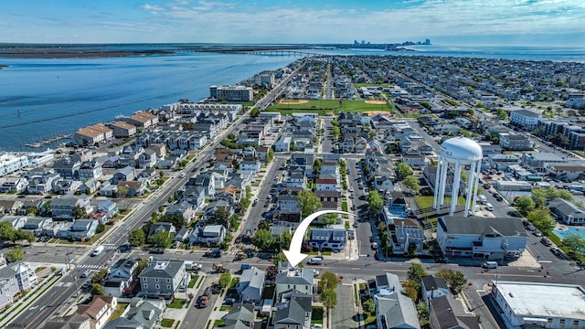 802 Coolidge Rd Unit 2, Ocean City, NJ 08226 - aerial view of property's location with a nearby body of water, nearby suburban area, and a notable bridge