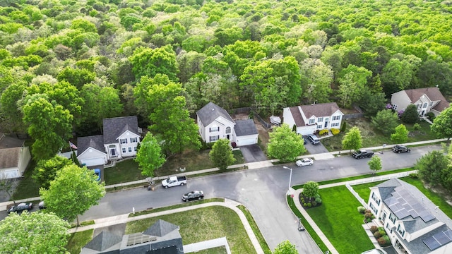 223 Churchill Dr, Egg Harbor Township, NJ 08234 - aerial perspective of suburban area featuring a forest