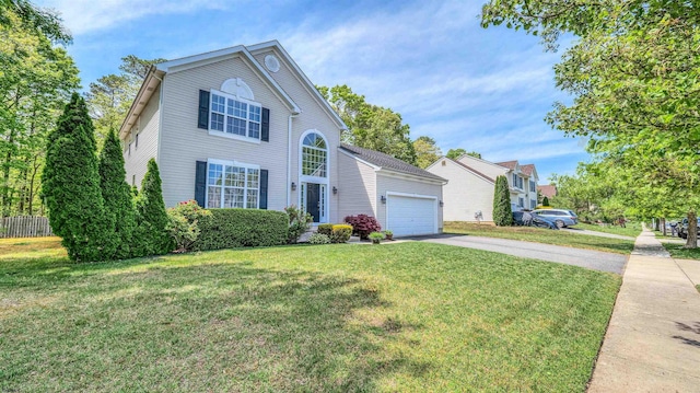 223 Churchill Dr, Egg Harbor Township, NJ 08234 - traditional-style house with driveway and a garage