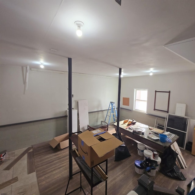 206 N S Carolina Ave, Atlantic City, NJ 08401 - office area featuring wood finished floors