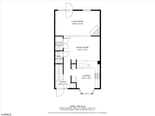 669 E Lake Front Cir Unit 669, Smithville, NJ 08205 - floor plan / room layout