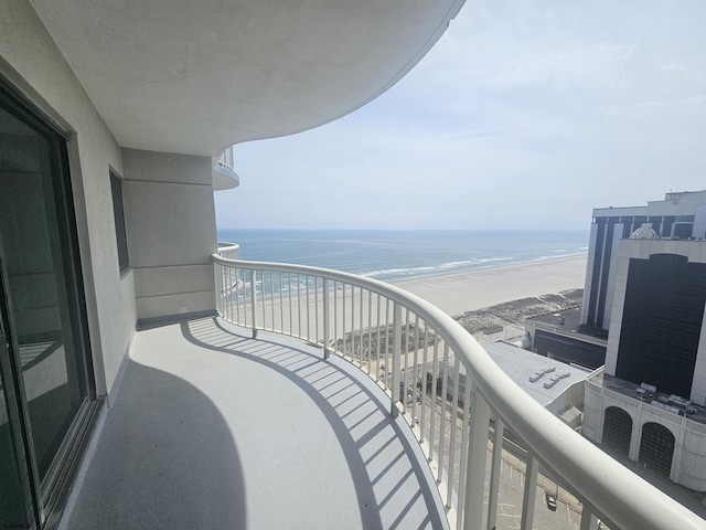 3101 Boardwalk Unit 2409-2, Atlantic City, NJ 08401 - balcony featuring view of water and beach