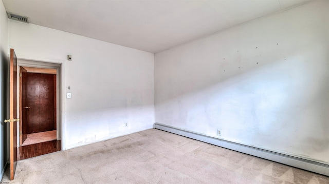 711 N Ohio Ave, Atlantic City, NJ 08401 - carpeted spare room featuring a baseboard radiator