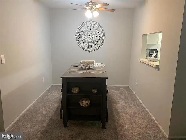 126 Club Pl Unit 126, Galloway Township, NJ 08205 - detailed view of a ceiling fan, carpet, and baseboards