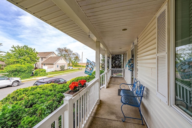 view of patio / terrace featuring covered porch