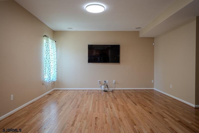 101 Sea Foam Rd, Egg Harbor Township, NJ 08234 - unfurnished living room featuring wood finished floors and baseboards