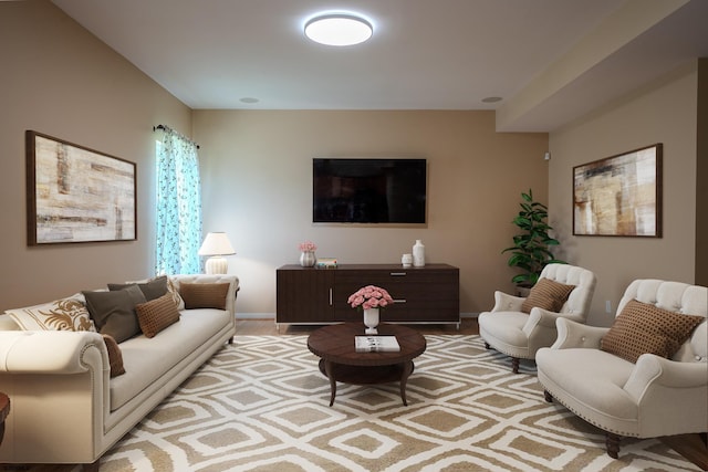 101 Sea Foam Rd, Egg Harbor Township, NJ 08234 - living room featuring baseboards